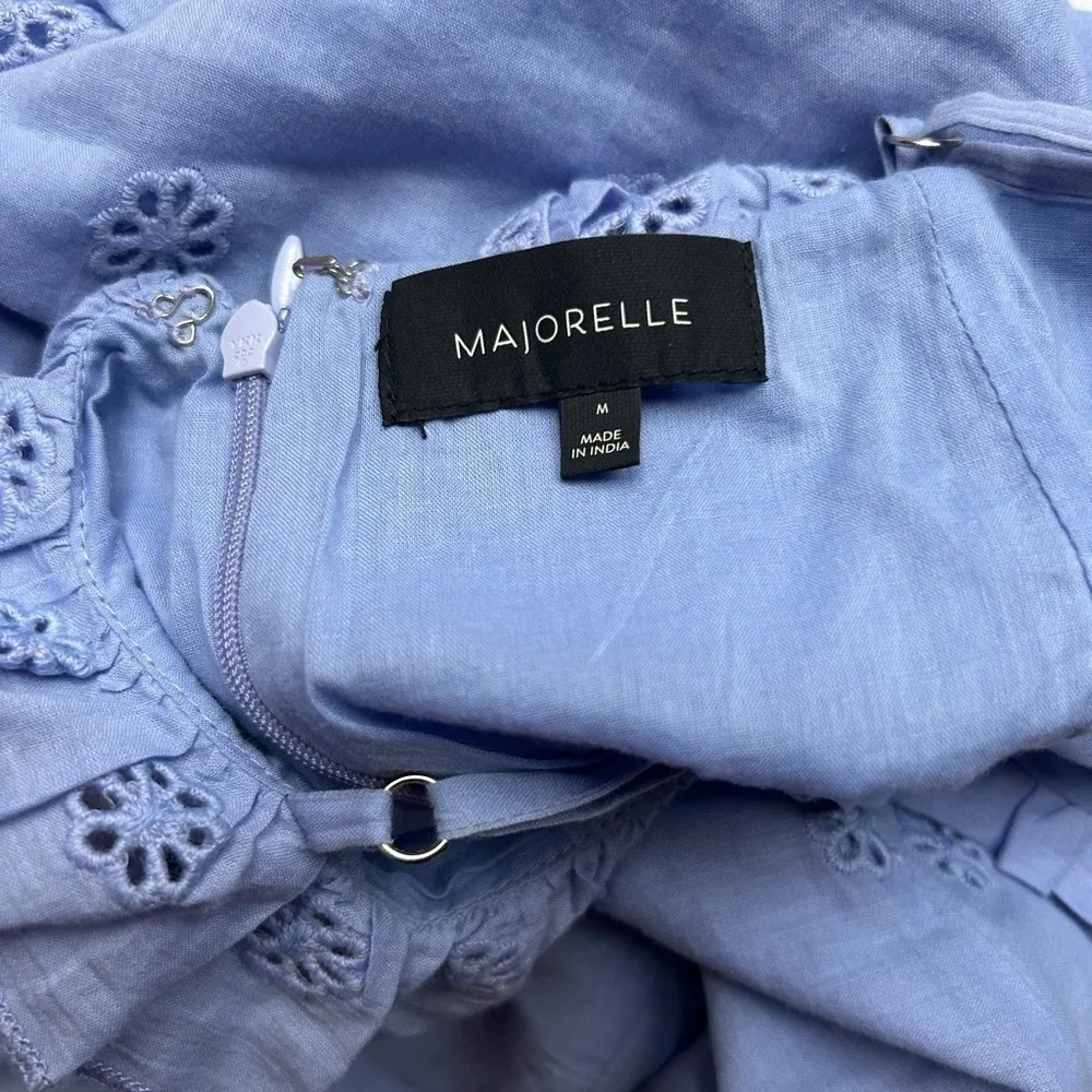 Majorelle  Isla Midi Dress in Periwinkle Blue size medium - Picture 5 of 8